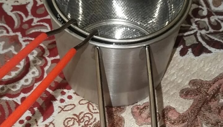 deep frying pot stainless steel