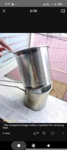 deep frying pot stainless steel