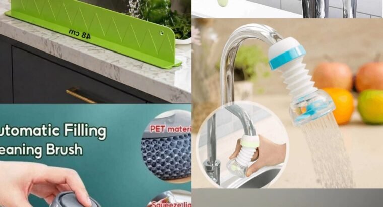 5-in-1 Ultimate Kitchen Cleaning and Sink Organizer Bundle