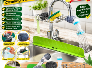 5-in-1 Ultimate Kitchen Cleaning and Sink Organizer Bundle