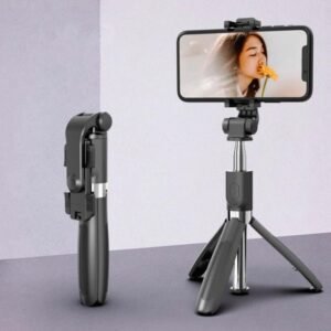 Foldable Selfie Stick with LED Light & Bluetooth Remote | Tripod Stand for