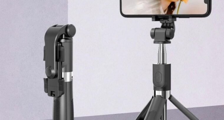 Foldable Selfie Stick with LED Light & Bluetooth Remote | Tripod Stand for