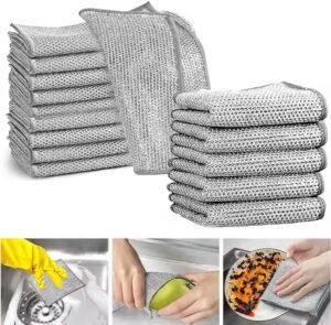 Silver Wire Cleaning Rugs