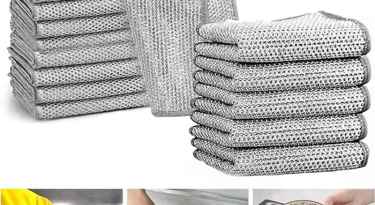 Silver Wire Cleaning Rugs