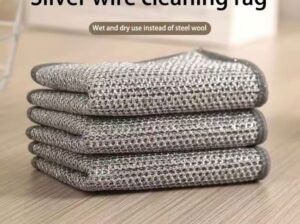 Silver Wire Cleaning Rugs