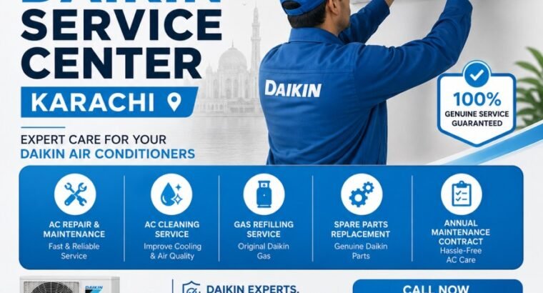 Daikin Service Center In Karachi