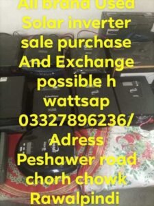 SOLAR INVERTERS SALE PURCHASED AND EXCHANGE