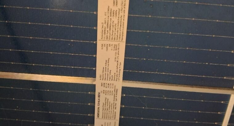 Jinko 585W N-Type Bifacial Solar plate for sale