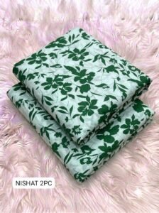2 Pcs Women’s Unstitched Lawn Suit