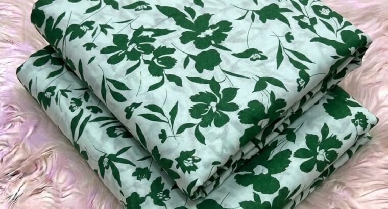 2 Pcs Women’s Unstitched Lawn Suit