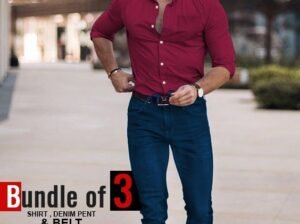 PACK OF 3  LUNCHINGMEN  PENT,  SHIRT and BELT