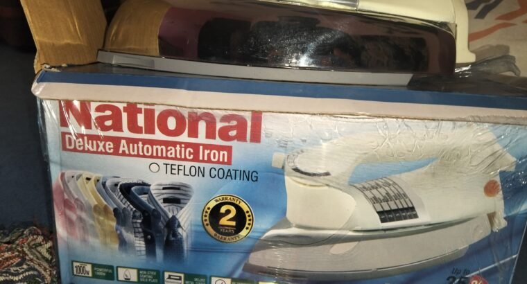 GFC CELING FAN+NATIONAL DELUXE IRON