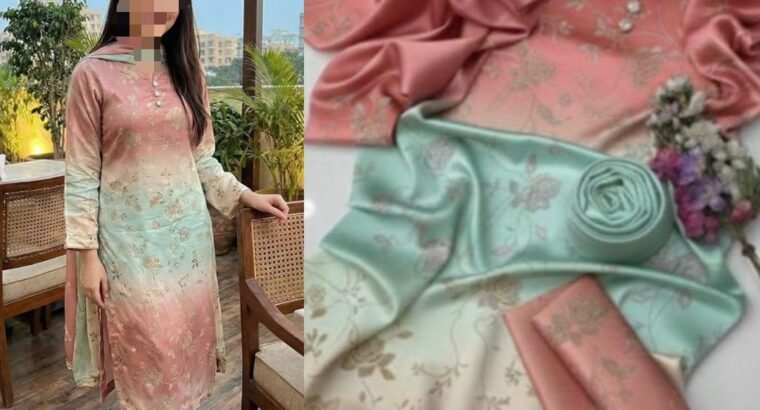 3pc  Shamooz Silk Fabric