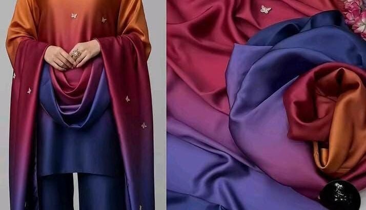 3pc  Shamooz Silk Fabric