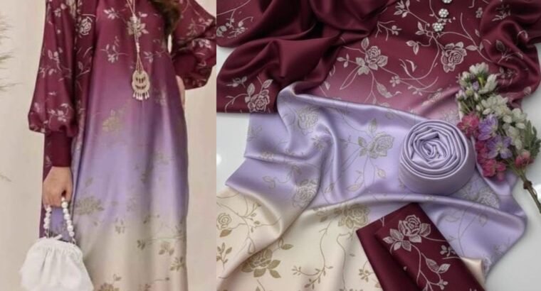 3pc  Shamooz Silk Fabric