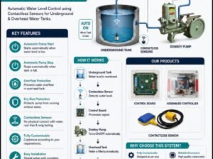 Donkey Pump, monoblock and submersible automatic suction and underground ta