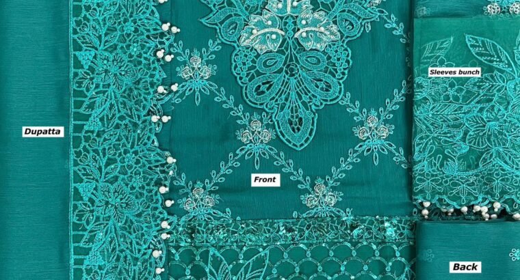 MARIA B 2k26 Details: (Shirt)… Chiffon (Dupatta). Chiffon (Trouser). Malai