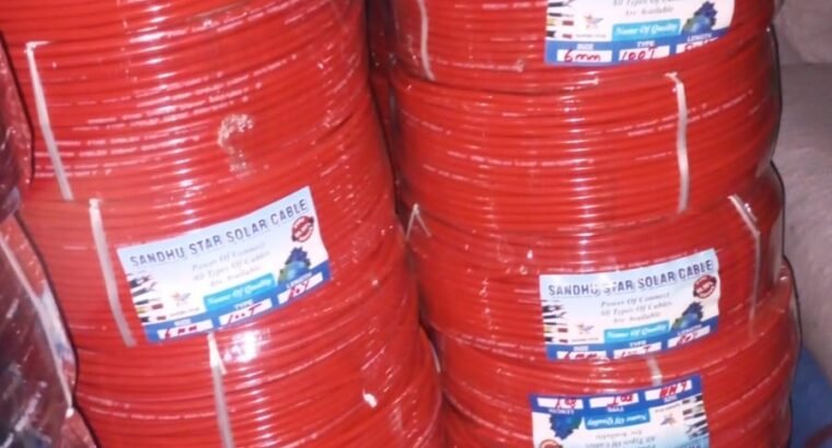 Red Copper Solar Wire