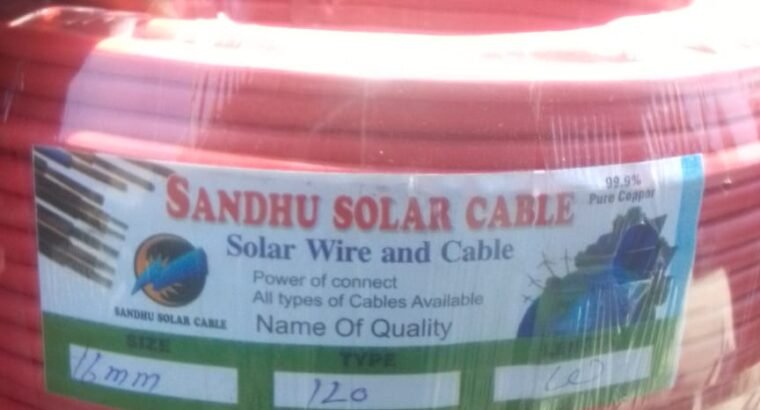 Red Copper Solar Wire