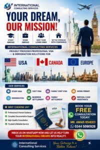Study Visa,Tourism/Visit Visa
