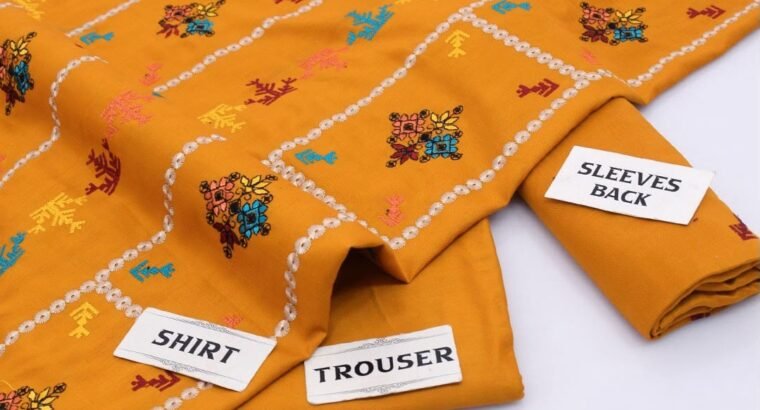 BAREEZE 2PC Embroidered LiNen ✨