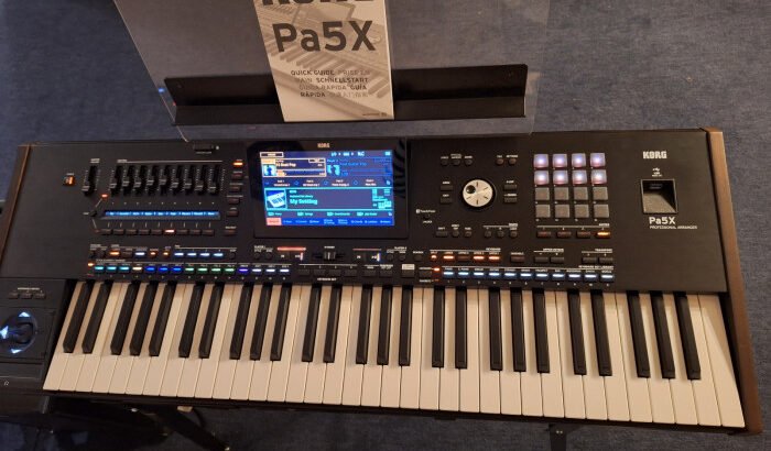 Korg Pa5X, Korg Pa4X, Korg Pa4X MG2, Korg Pa1000 MG, Yamaha Genos2