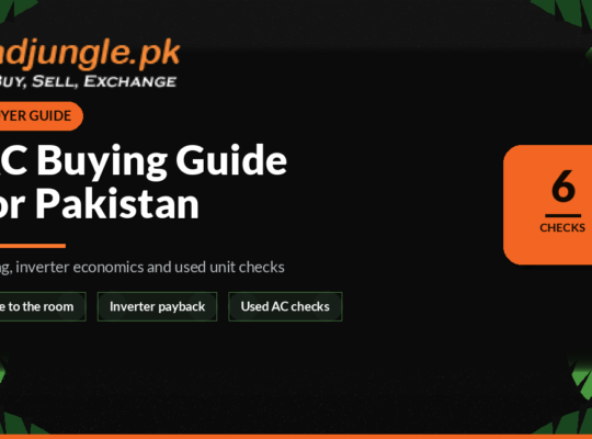 AC Buying Guide for Pakistan: Sizing, Inverter vs Non-Inverter and Used Checks