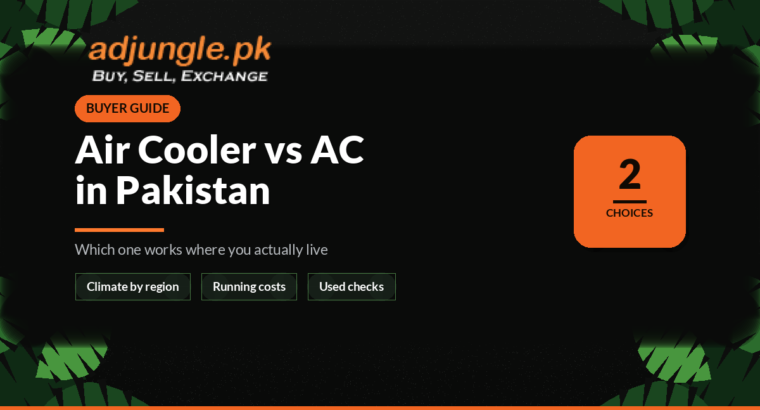 Air Cooler vs AC in Pakistan: Which Actually Works Where You Live