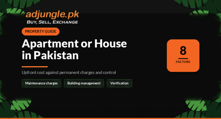 Apartment or House in Pakistan: What Actually Differs