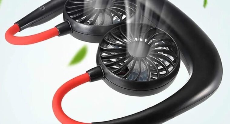 Portable Foldable Neck Fan – Powerful Hands-Free Cooling Fan | Rec