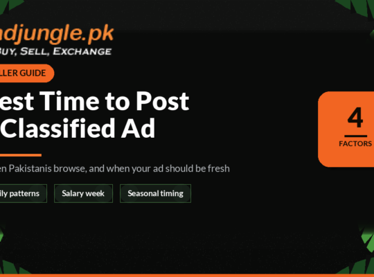 Best Time to Post a Classified Ad in Pakistan