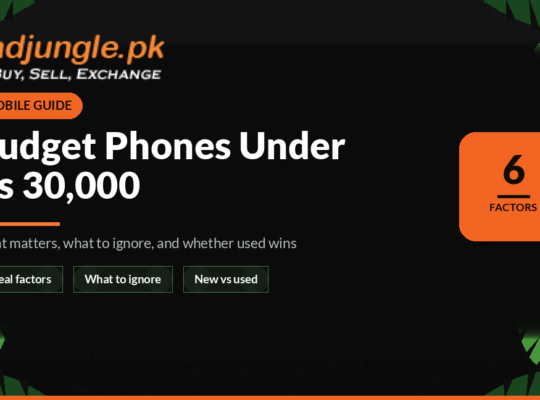 Best Budget Smartphones Under Rs 30,000 in Pakistan