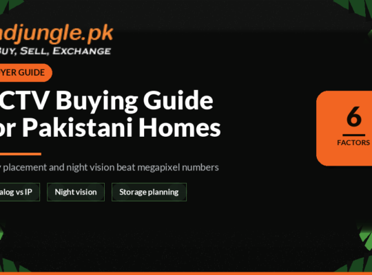 CCTV Buying Guide for Pakistani Homes (What Actually Matters)