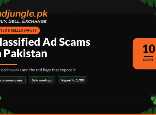 Common Classified Ad Scams in Pakistan and How to Spot Them (2026 Guide)