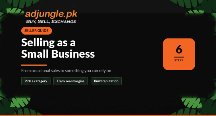 Turning Classified Selling Into a Small Business in Pakistan