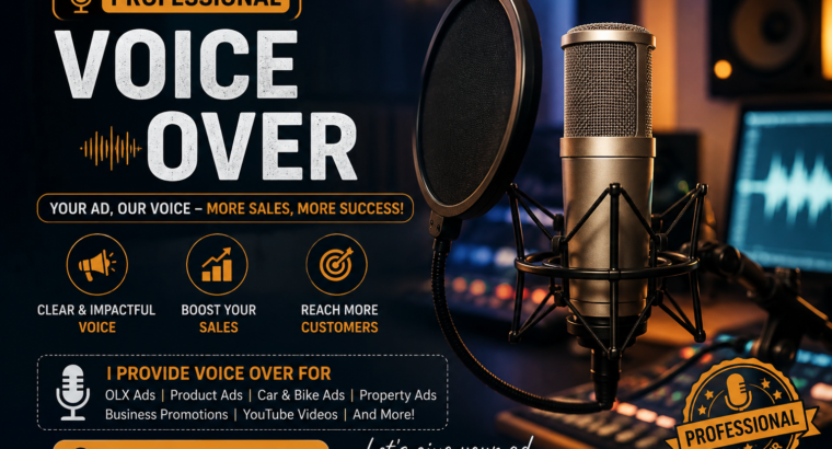 voice over for ad promotion