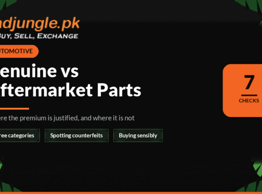 Genuine vs Aftermarket Car Parts in Pakistan: Where It Actually Matters