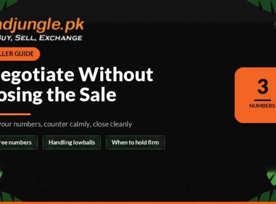 How to Negotiate Without Losing the Sale (Pakistan Buyer and Seller Guide)