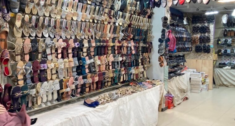 Running Shoes Shop For Sale in Liaquatabad – Golden Investment Opportunity