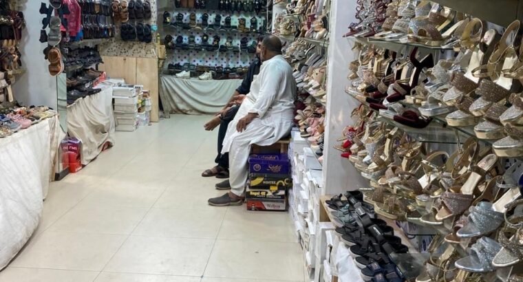 Running Shoes Shop For Sale in Liaquatabad – Golden Investment Opportunity