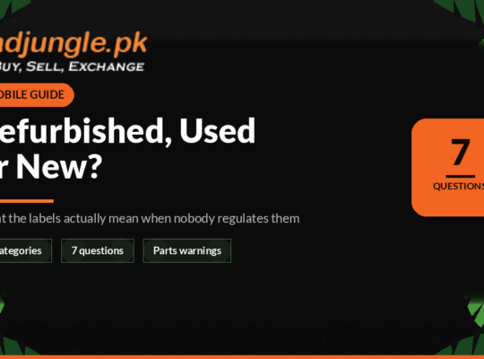 Refurbished, Used or New: Buying a Phone in Pakistan