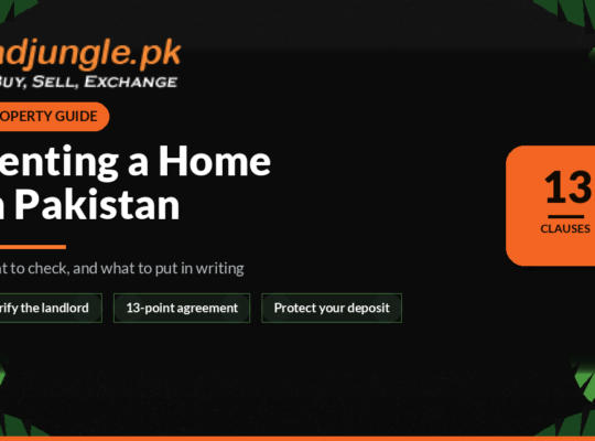 Renting a Home in Pakistan: What to Check and What to Put in Writing