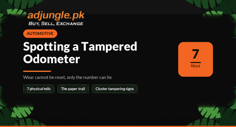 How to Spot a Tampered Odometer When Buying a Used Car in Pakistan