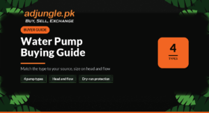 Water Pump Buying Guide for Pakistan (Types, Sizing and Installation)
