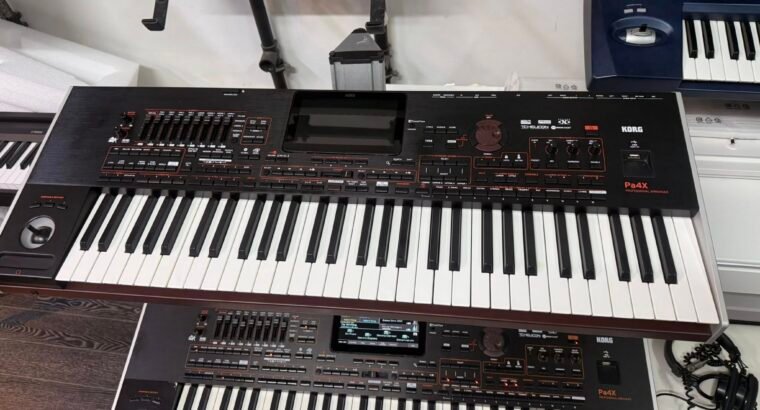 Korg Pa5X, Korg Pa4X, Korg Pa4X MG2, Korg Pa1000 MG, Yamaha Genos2