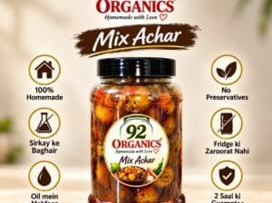 92 Organics Mix Achar – A Burst of Flavor in Every Bite! 🌶️🥭😋