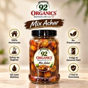 92 Organics Mix Achar – A Burst of Flavor in Every Bite! 🌶️🥭😋