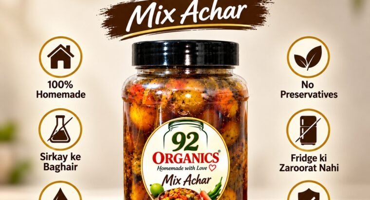 92 Organics Mix Achar – A Burst of Flavor ...