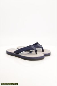 Stylish Flip Flops Grey Navy Foam Sole Pakistan