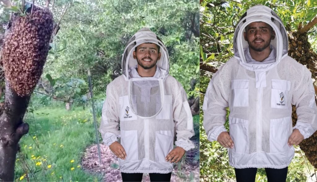 3-Layer Ultra Breeze Ventilated Beekeeping Jacket for Men with Veil - photo 2
